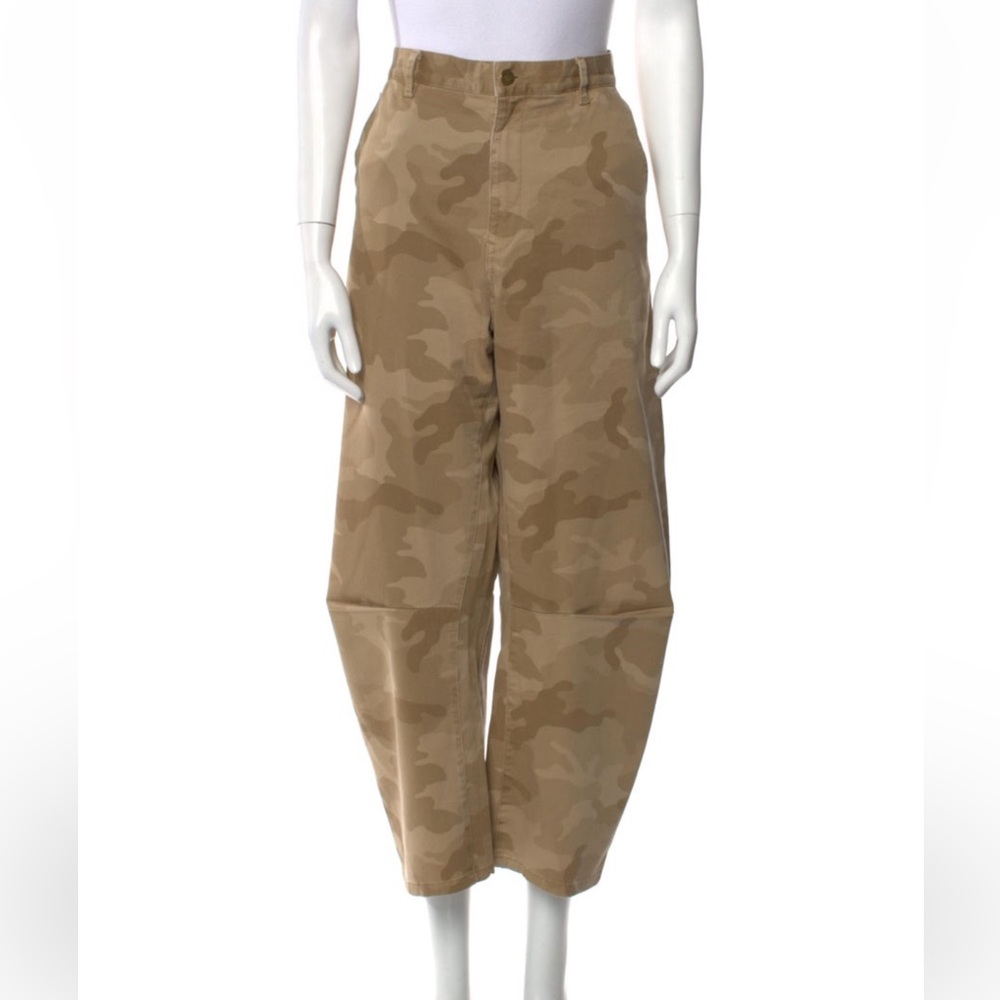 Nili Lotan Shon Pants Khaki Camo Size 12